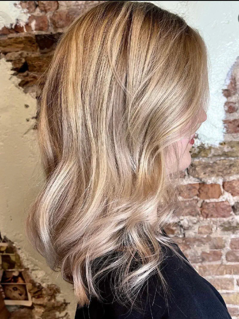 A person with Balayage